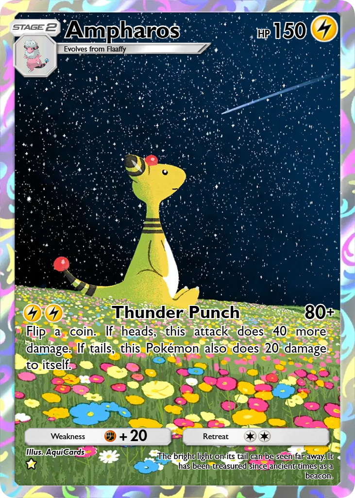 Your image is transformed into a detailed, custom-designed collectible card.