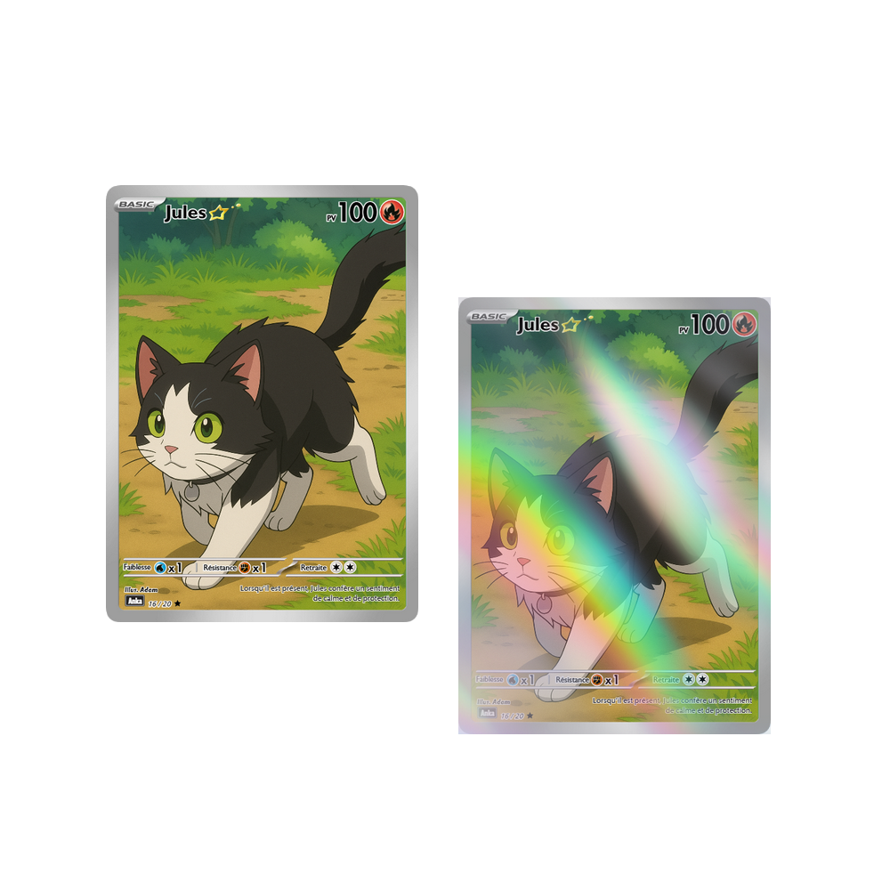 Create Your Custom Holographic TCG Card 